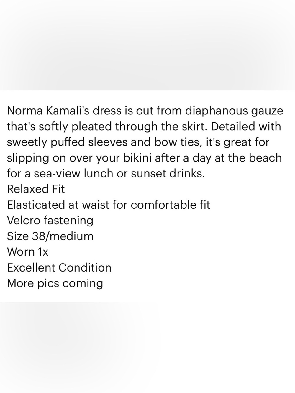 NORMA KAMALI • Sheer Black Bow Midi Dress - Absolutely Stunning - Picture 8 of 13